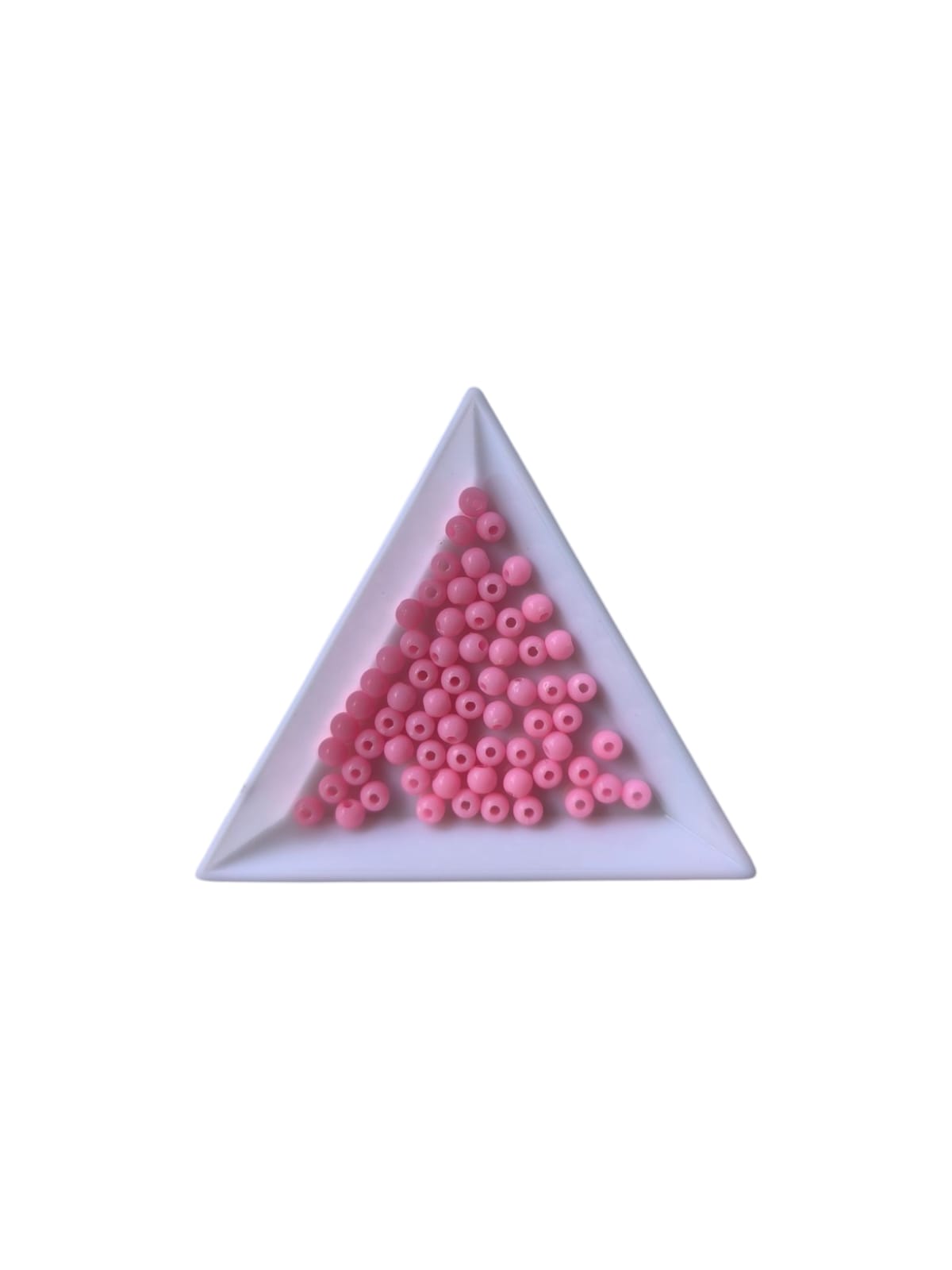 Margele acrilice 4mm roz deschis