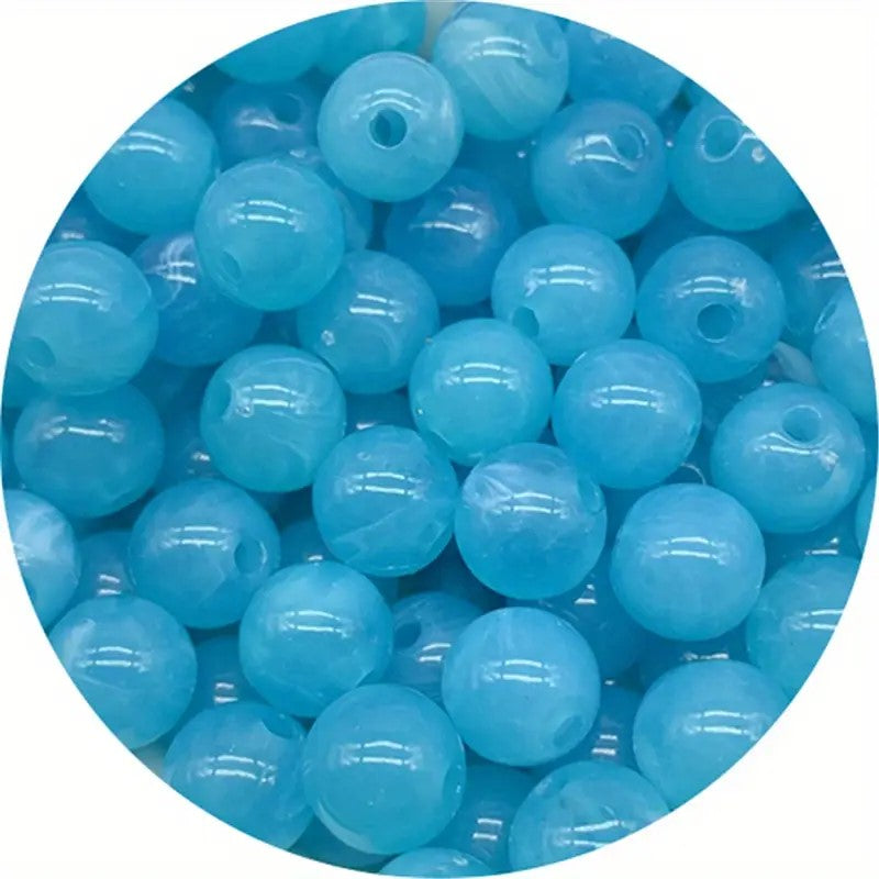 Margele sticla 4mm albastru