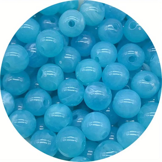 Margele sticla 4mm albastru