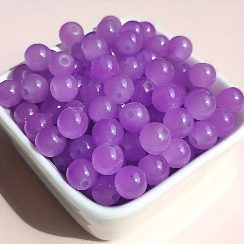 Margele sticla 4mm mov