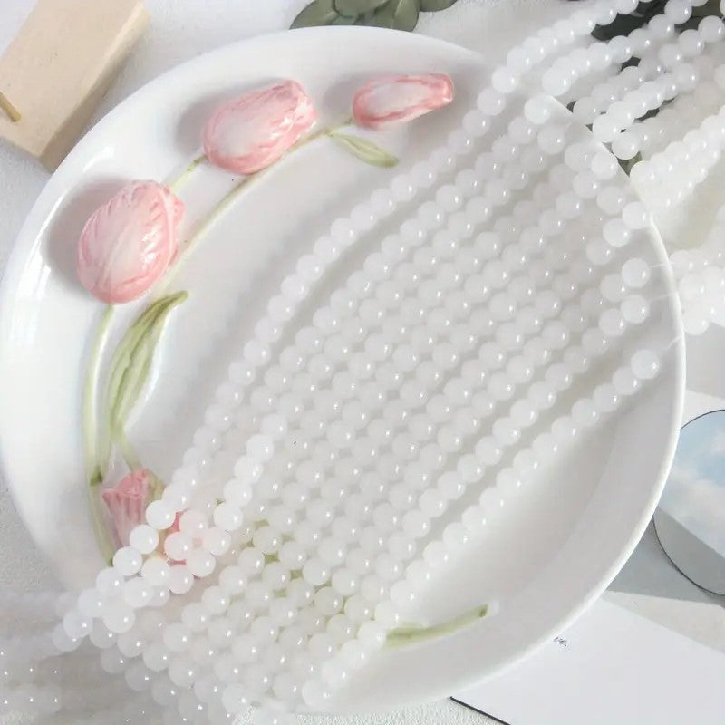 Margele sticla 4mm transparent