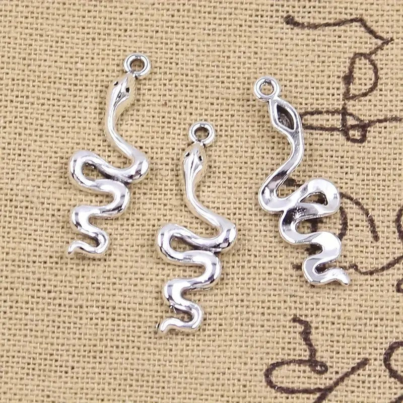 Pandantiv sarpe otel inoxidabil 29x10mm