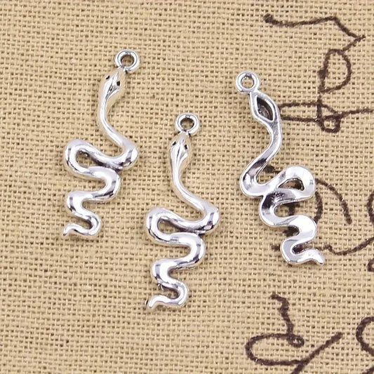 Pandantiv sarpe otel inoxidabil 29x10mm