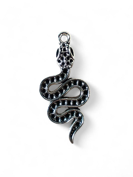 Pandantiv sarpe otel inoxidabil 30x13mm