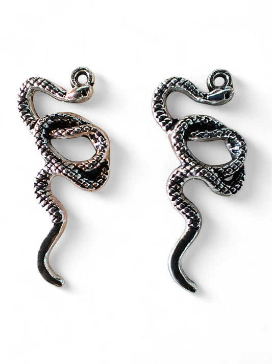 Pandantiv sarpe otel inoxidabil 30x15mm