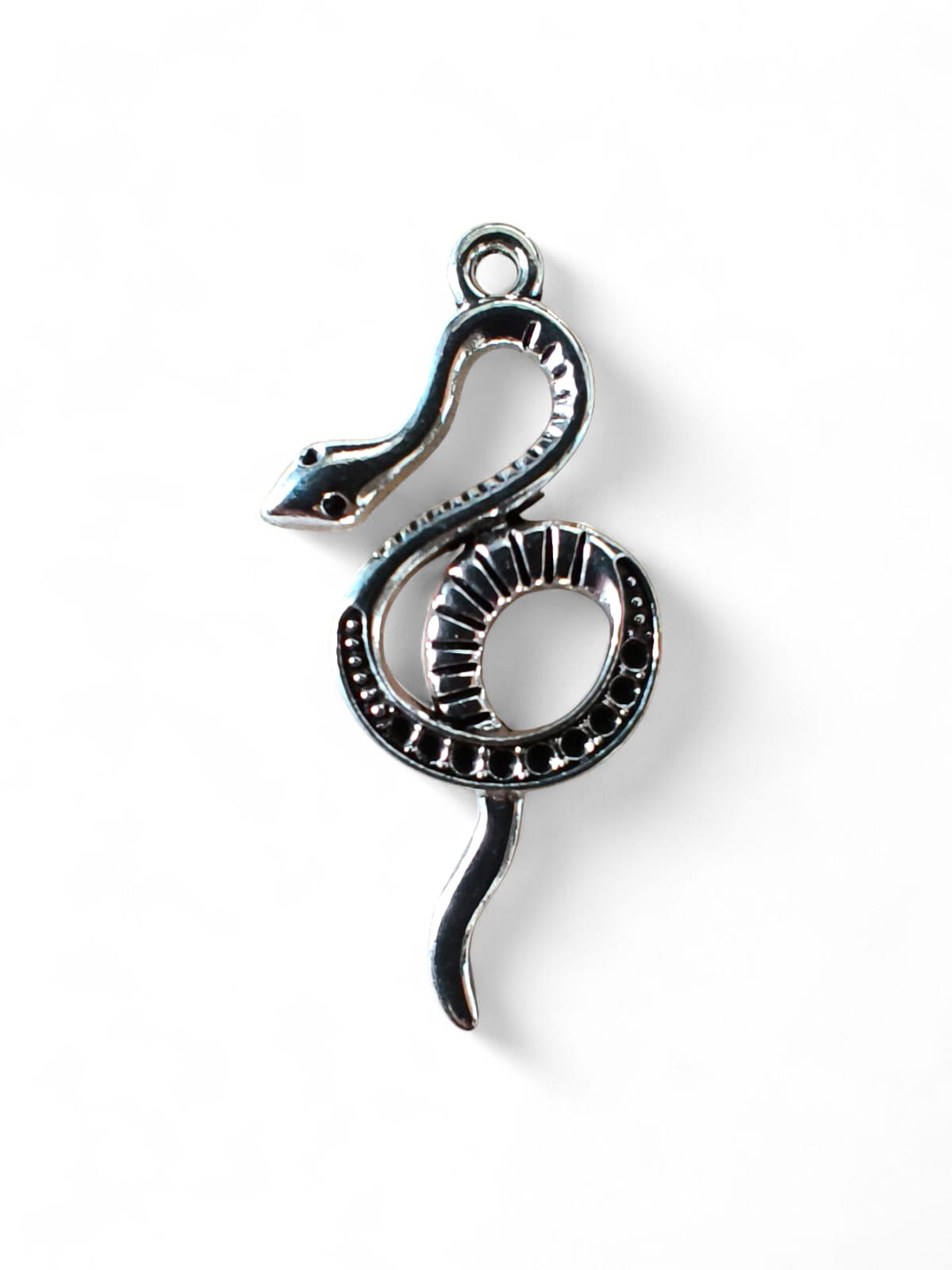 Pandantiv sarpe otel inoxidabil 31x18mm