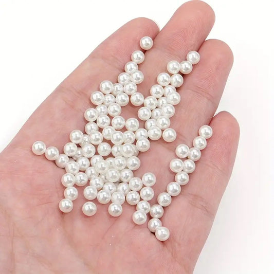 Perle acrilice 4mm bej