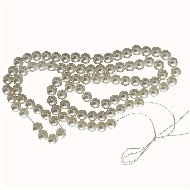 Perle acrilice 8mm bej