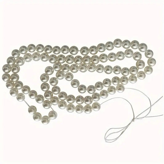 Perle acrilice 8mm bej