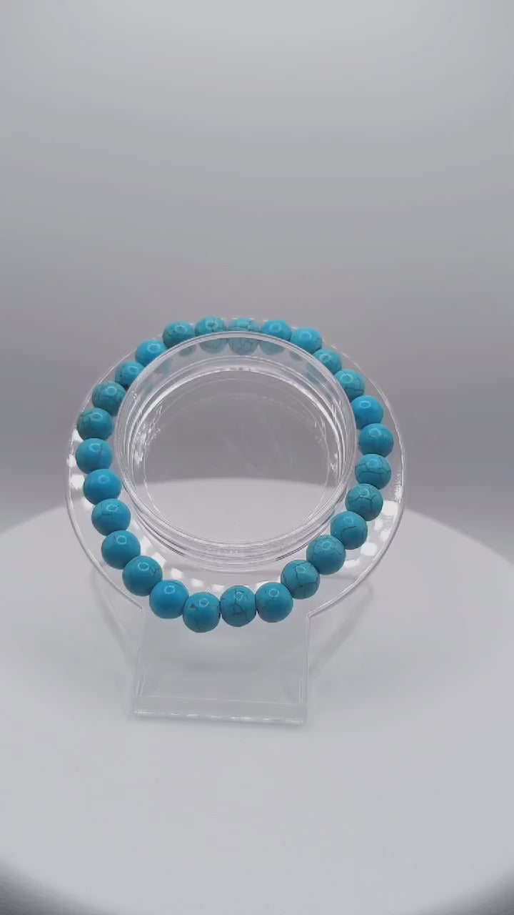 Bratara elastica Howlit Albastru