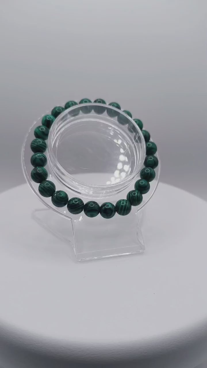 Bratara elastica Malachit