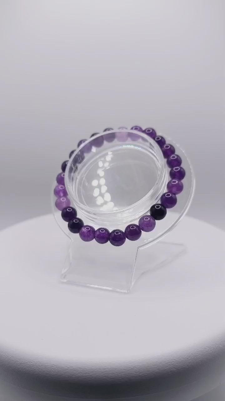 Bratara elastica Ametist