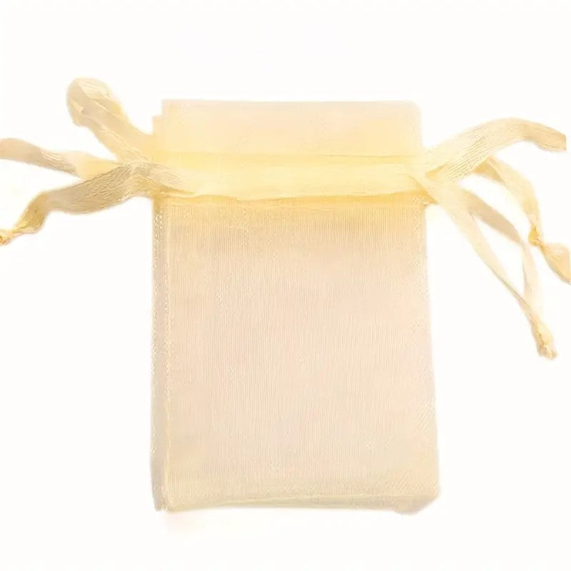 Saculet organza bej 7x9mm