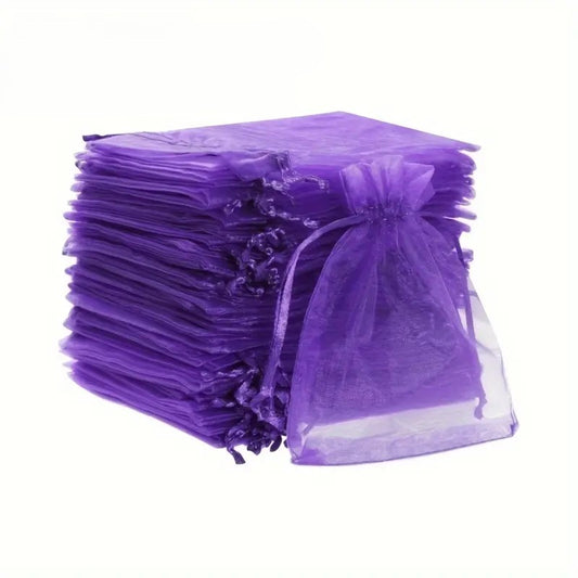 Saculet organza mov 7x9mm