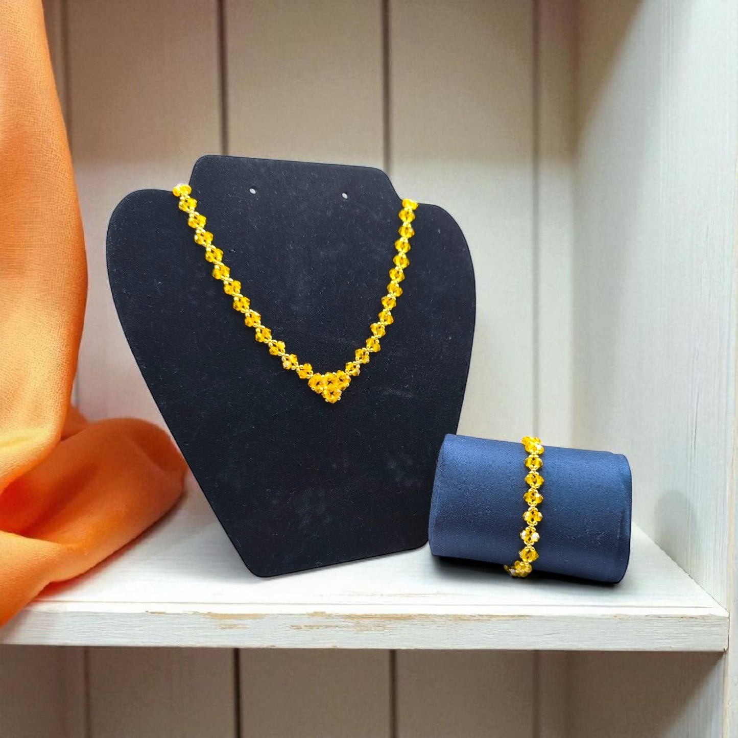 Set bijuterii Razele Soarelui – colier si bratara