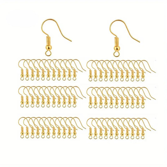 Tortite cercei otel inoxidabil auriu 19x19mm