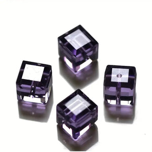 Margele din sticla tub si cub