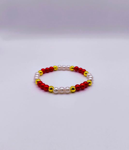 Bratara elastica Light Red rosu deschis