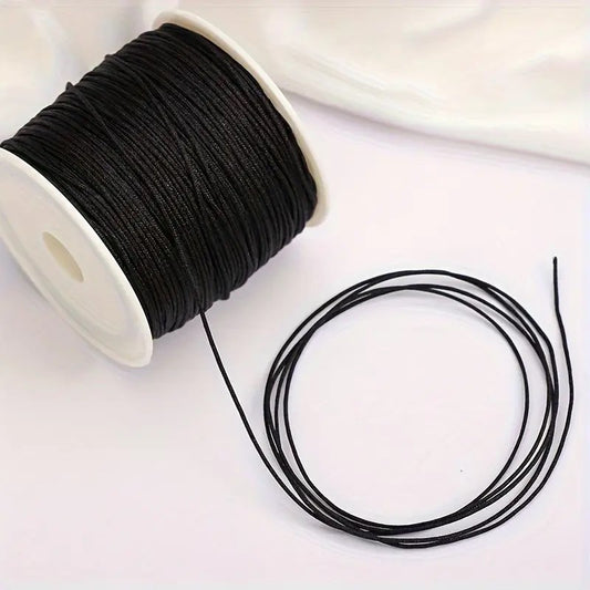 Snur nylon negru 1mm rola 90m