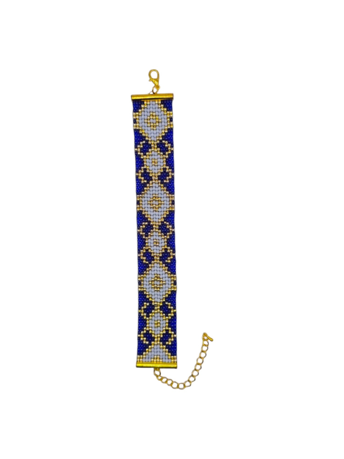 Bratara Golden Cobalt