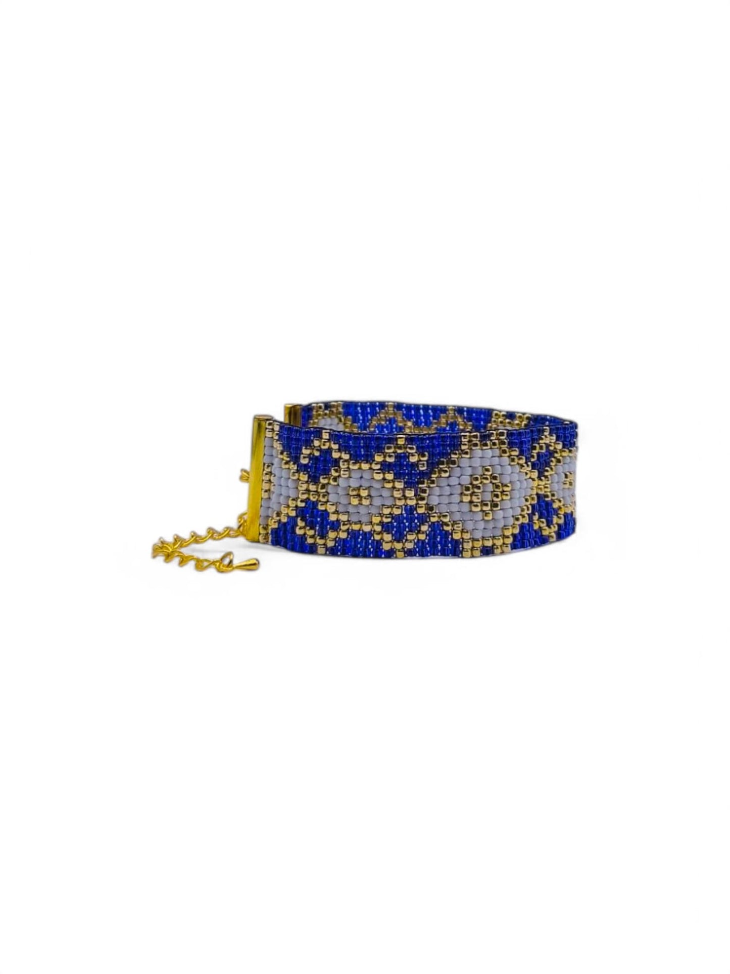 Bratara Golden Cobalt