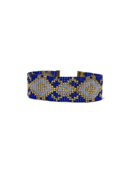 Bratara Golden Cobalt
