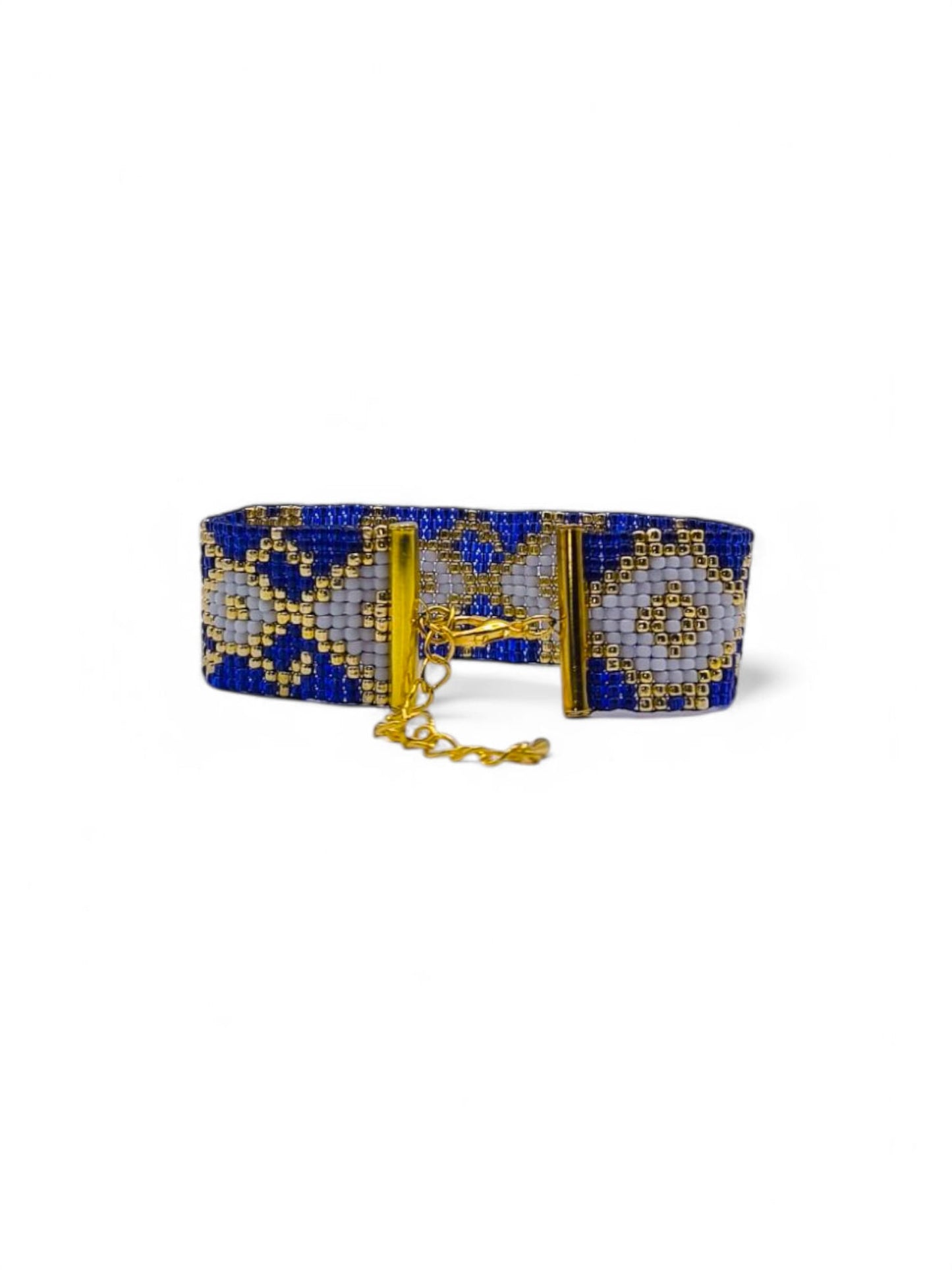 Bratara Golden Cobalt