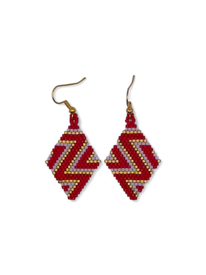 Cercei Gold Red