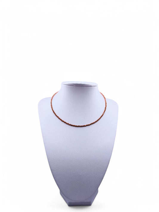 Choker Piatra Soarelui maro