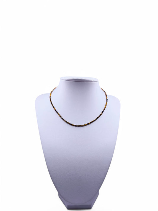 Choker colier handmade Ochi de Tigru