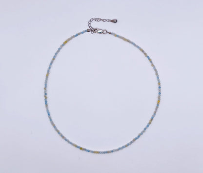 Choker Acvamarin