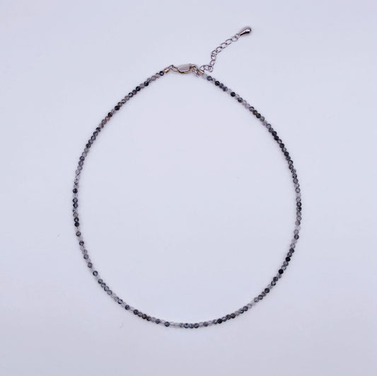 Choker Cuart cu rutil negru