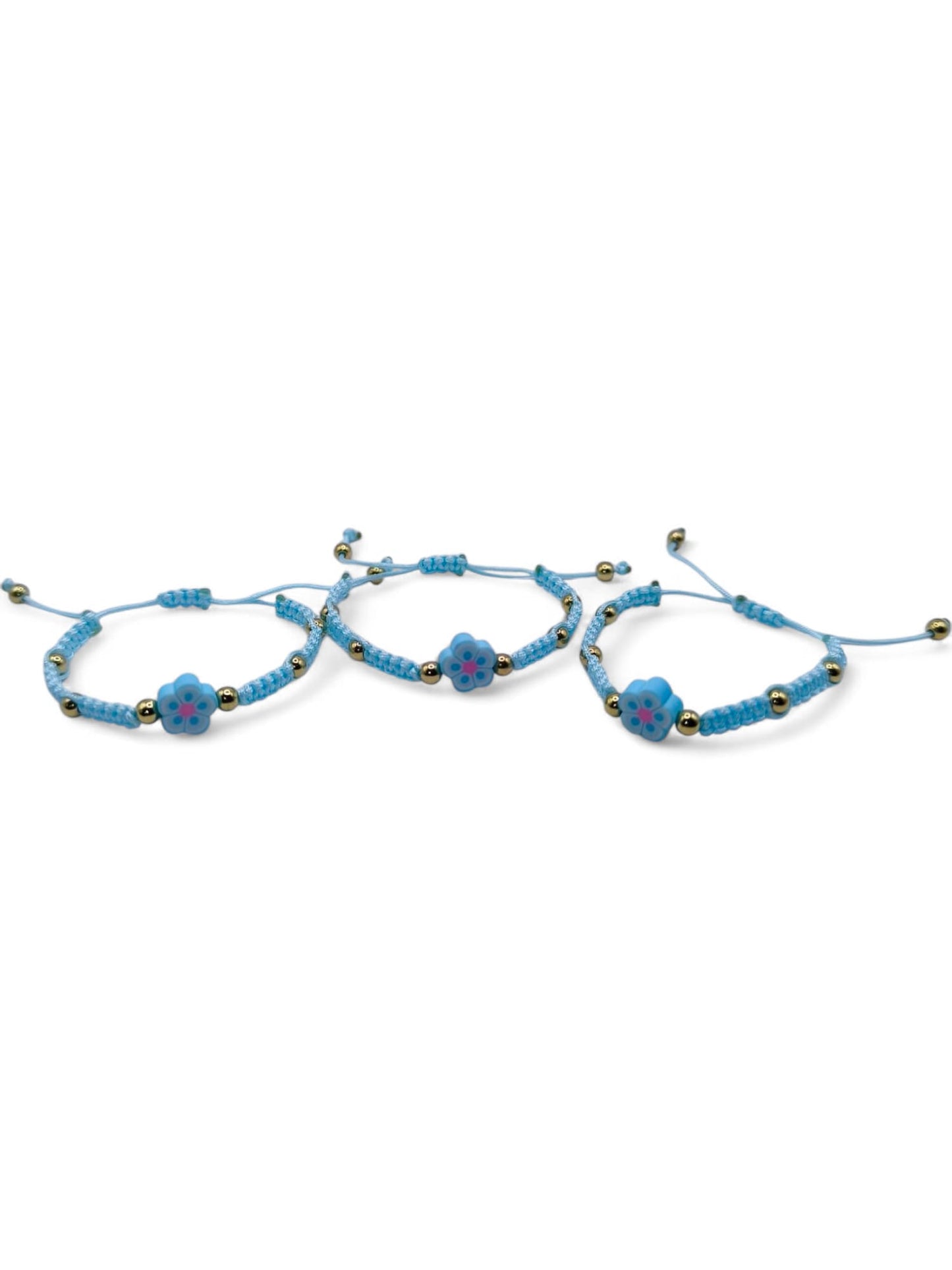 Bratara Light Blue Flower