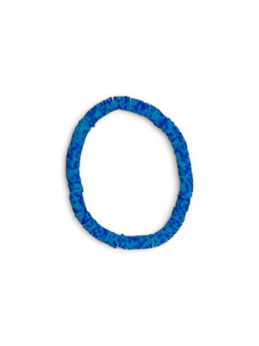 Bratara elastica barbati Blue Dots albastru