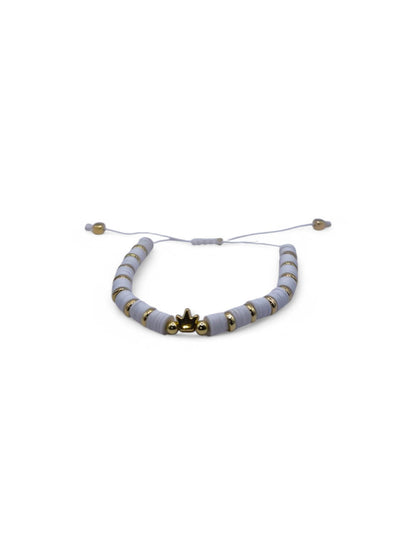 Bratara White Crown