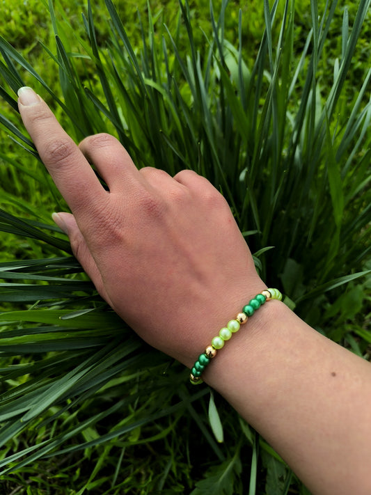 Bratara elastica Green Vibe verde