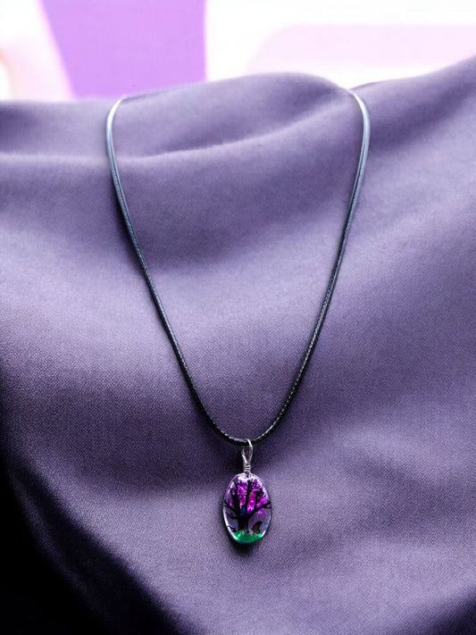 Colier Copacul Viselor – Mistic Mov