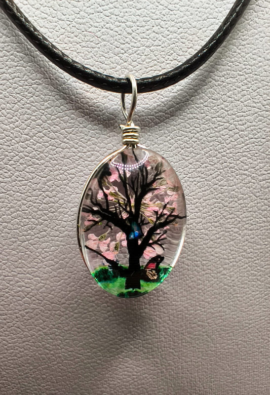 Colier Copacul Viselor – Rasarit Roz