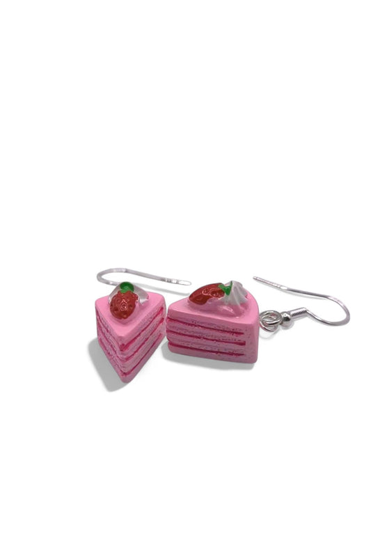 Cercei Little Cake prajitura roz