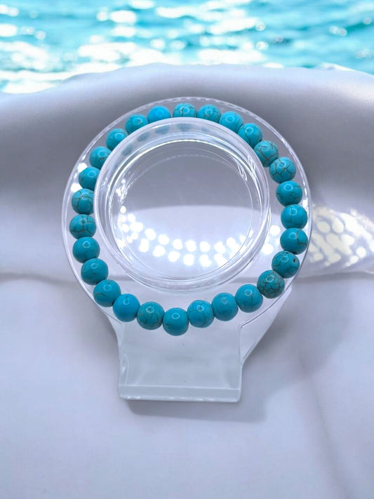 Bratara elastica Howlit Albastru