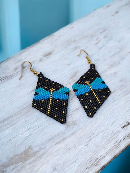 Cercei Bluebell Dragonfly libelula albastru