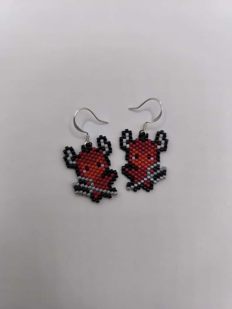 Cercei din Miyuki dracusor cu furca