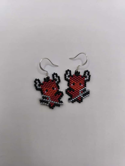 Cercei din Miyuki dracusor cu furca