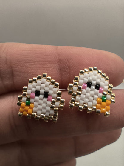 Cercei surub din Miyuki fantoma cu dovleac