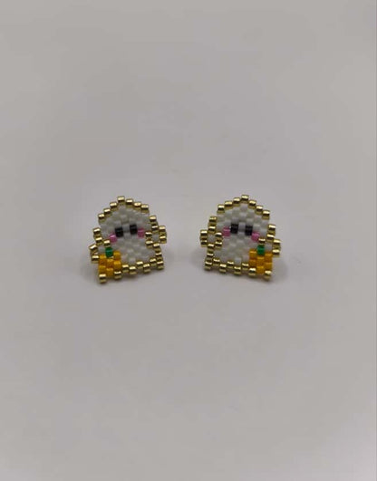 Cercei surub din Miyuki fantoma cu dovleac