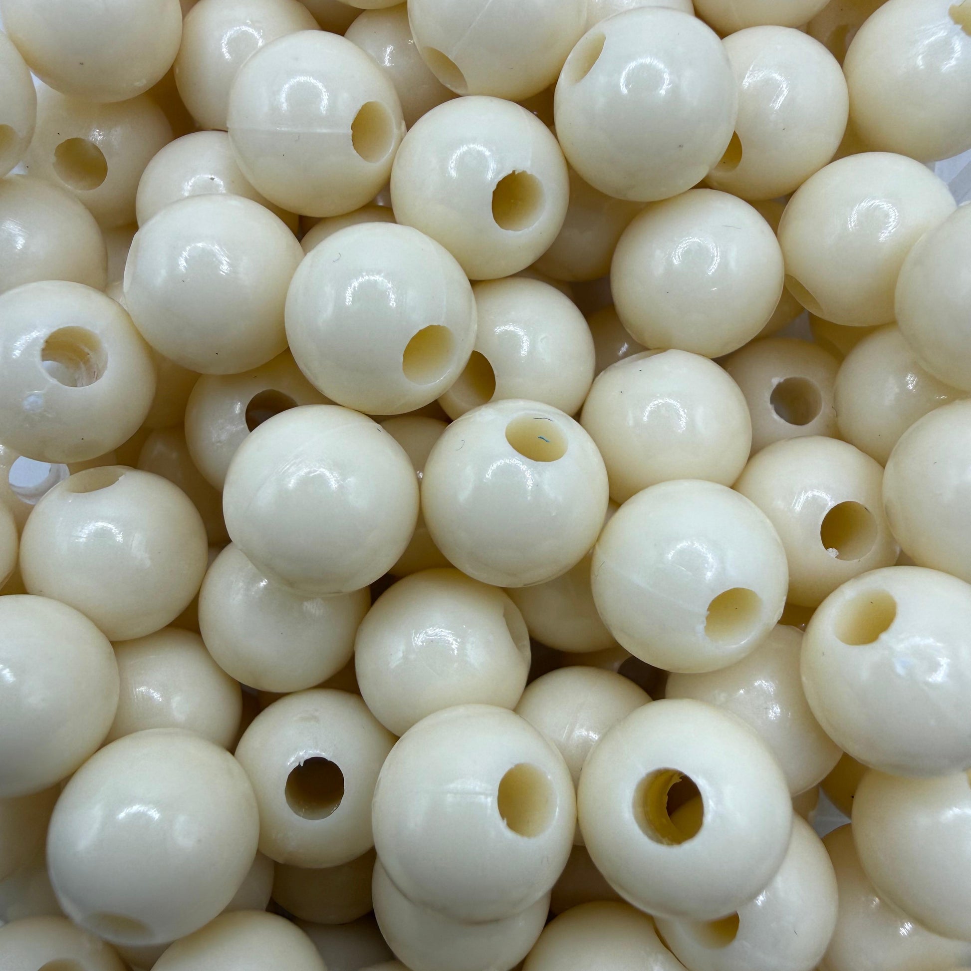 Margele acrilice 10mm bej