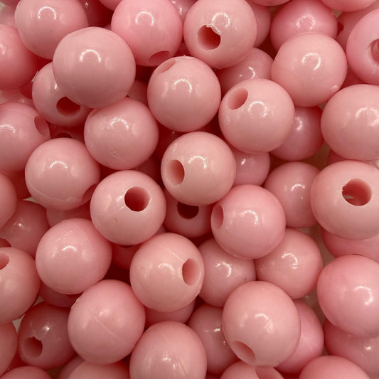 Margele acrilice 10mm roz