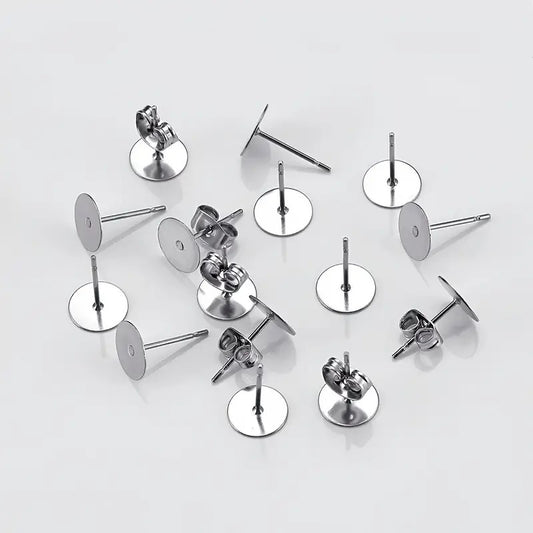 Baza cercei otel inoxidabil platou 4mm + stopper