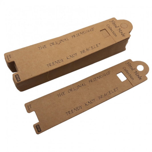 Eticheta carton natur expunere bratara 13x3cm