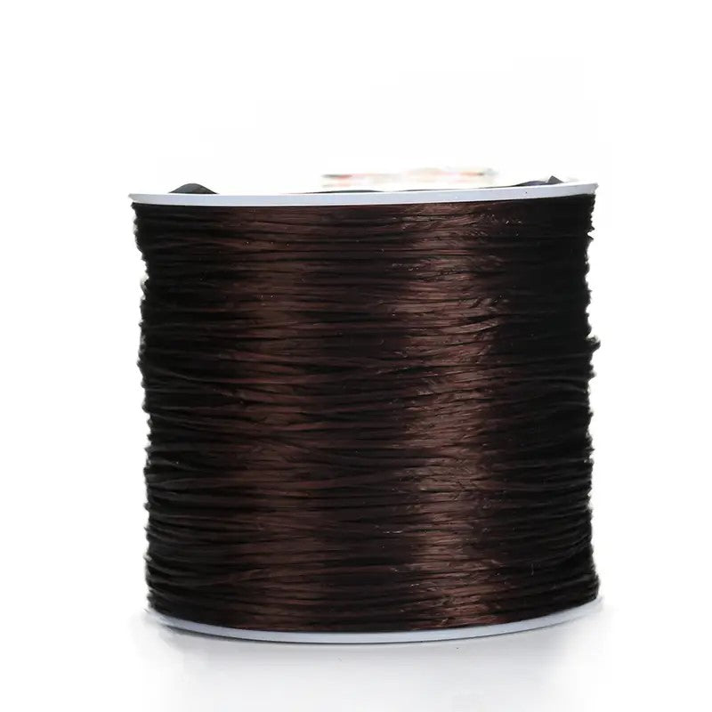 Fir elastic multifir maro inchis 0.8mm rola 6m